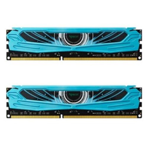 Модуль памяті для компютера DDR3 16GB (2x8GB) 2400 MHz Armor Series Blue Apacer (DK.16GAT.KH3K2)