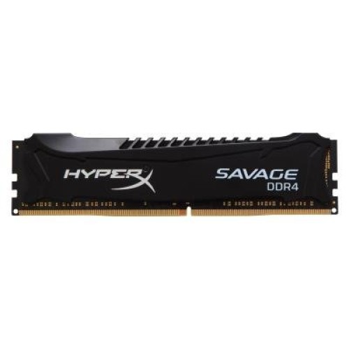 Модуль памяті для компютера DDR4 16GB (2x8GB) 2400 MHz HyperX Savage Black Kingston Fury (ex.HyperX) (HX424C12SBK2/16)