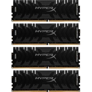Модуль памяті для компютера DDR4 64GB (4x16GB) 3000 MHz HyperX Predator Kingston Fury (ex.HyperX) (HX430C15PB3K4/64)
