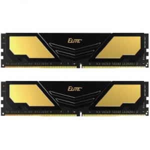 Модуль памяті для компютера DDR4 32GB (2x16GB) 2400 MHz Elite Plus Gold/Black Team (TPD432G2400HC16DC01)