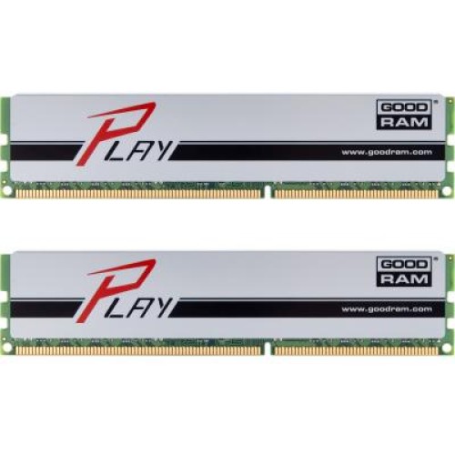 Модуль памяті для компютера DDR4 8GB (2x4GB) 2400 MHz Play Silver Goodram (GYS2400D464L15S/8GDC)