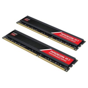 Модуль памяті для компютера DDR4 16GB (2x8GB) 2666 MHz Radeon R7 Performance AMD (R7416G2606U2K)