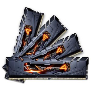 Модуль памяті для компютера DDR4 32GB (4x8GB) 2800 MHz Ripjaws 4 G.Skill (F4-2800C16Q-32GRK)