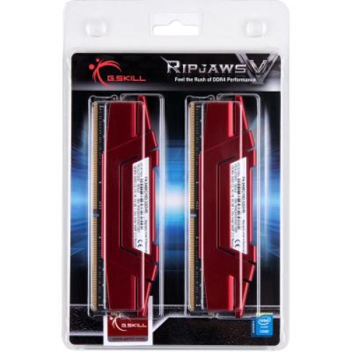 Модуль памяті для компютера DDR4 32GB (2x16GB) 3400 MHz RipjawsV G.Skill (F4-3400C16D-32GVR)