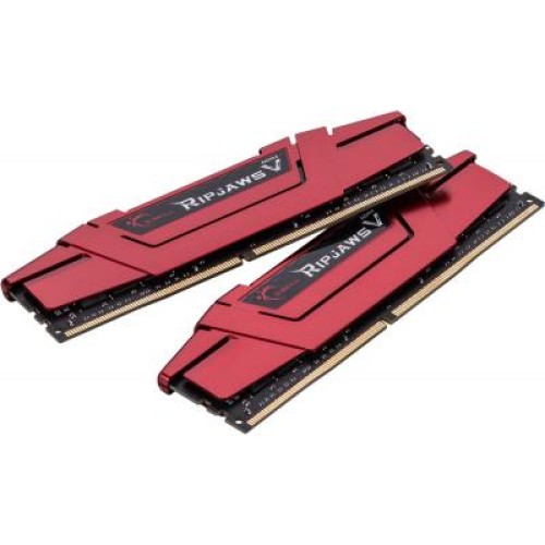 Модуль памяті для компютера DDR4 32GB (2x16GB) 3400 MHz RipjawsV G.Skill (F4-3400C16D-32GVR)