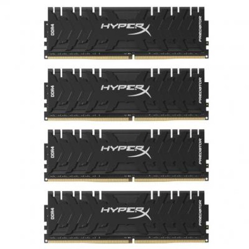 Модуль памяті для компютера DDR4 16GB (4x4GB) 3200 MHz HyperX Predator Lifetime Kingston Fury (ex.HyperX) (HX432C16PB3K4/16)