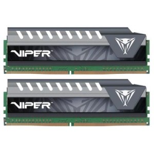 Модуль памяті для компютера DDR4 16GB (2x8GB) 2133 MHz Viper Elite Patriot (PVE416G213C4KGY)
