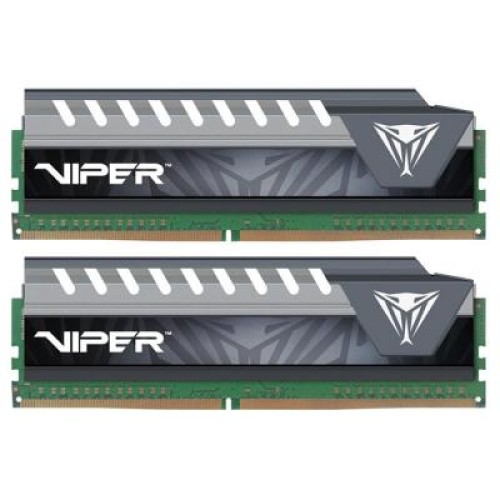 Модуль памяті для компютера DDR4 16GB (2x8GB) 2133 MHz Viper Elite Patriot (PVE416G213C4KGY)