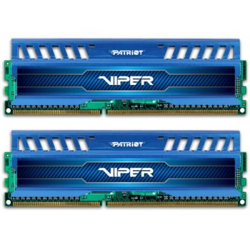 Модуль памяті для компютера DDR3 8GB (2x4GB) 1600 MHz Viper 3 Patriot (PV38G160C9KBL)