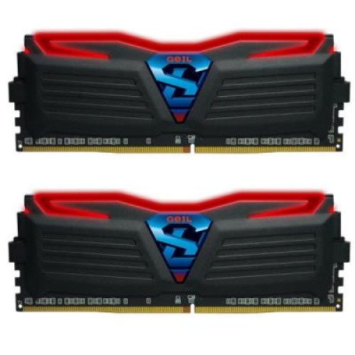 Модуль памяті для компютера DDR4 16GB (2x8GB) 2400 MHz Super Luce Geil (GLR416GB2400C16DC)