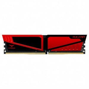 Модуль памяті для компютера DDR4 4GB 2400 MHz T-Force Vulcan Red Team (TLRED44G2400HC1401)