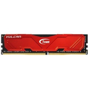 Модуль памяті для компютера DDR4 8GB 2400 MHz Vulcan Red Team (TLRED48G2400HC1401)