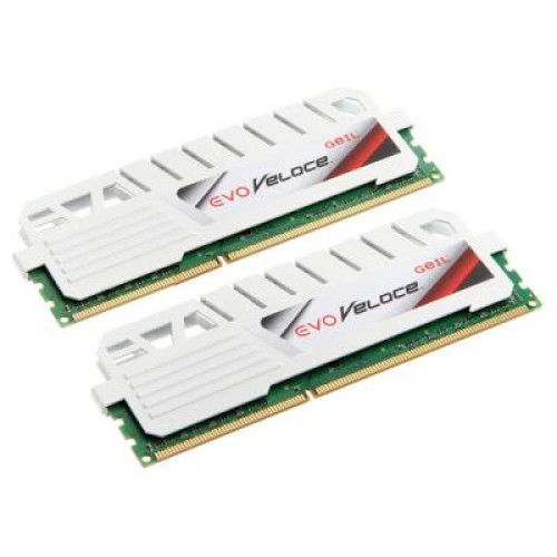 Модуль памяті для компютера DDR3 8GB (2x4GB) 1600 MHz EVO Veloce Frost White Geil (GEW38GB1600C11DC)