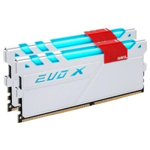 Модуль памяті для компютера DDR4 16GB (2x8GB) 2400 MHz EVO X White Geil (GEXW416GB2400C16DC)