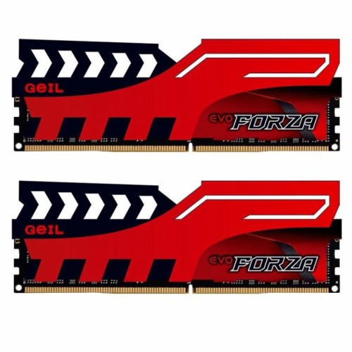 Модуль памяті для компютера DDR4 16GB (2x8GB) 2400 MHz FORZA Red Geil (GFR416GB2400C16DC)