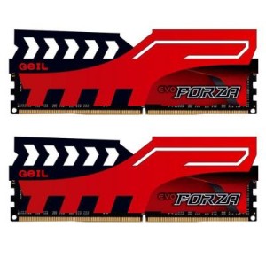 Модуль памяті для компютера DDR4 16GB (2x8GB) 3200 MHz FORZA Red Geil (GFR416GB3200C16DC)