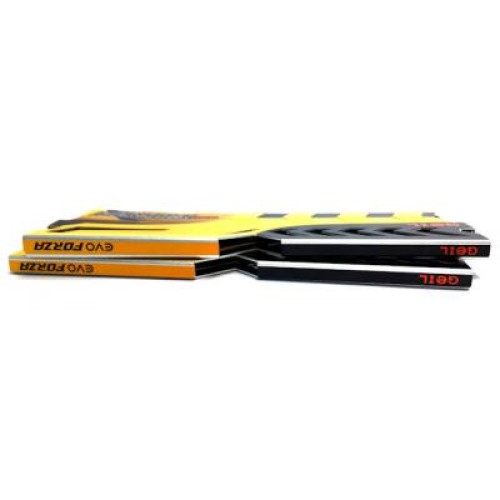 Модуль памяті для компютера DDR4 16GB (2x8GB) 3200 MHz FORZA Yellow Geil (GFY416GB3200C16DC)