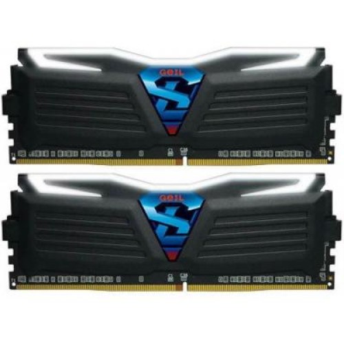 Модуль памяті для компютера DDR4 8GB (2x4GB) 2400 MHz Super Luce Geil (GLW48GB2400C16DC)