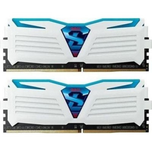 Модуль памяті для компютера DDR4 8GB (2x4GB) 2400 MHz Super Luce White Geil (GLWB48GB2400C16DC)