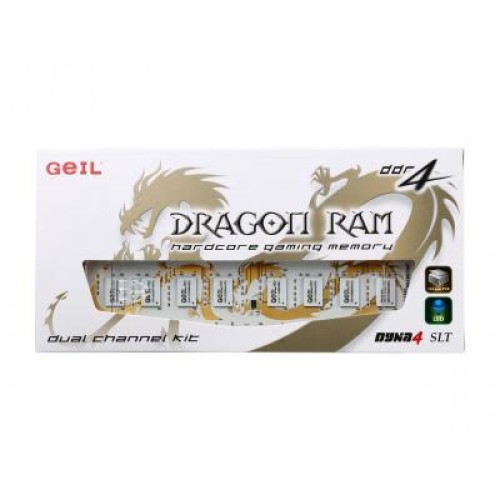 Модуль памяті для компютера DDR4 16GB (2x8GB) 2133 MHz Dragon Ram Geil (GWB416GB2133C15DC)