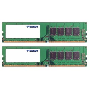 Модуль памяті для компютера DDR4 16GB (2x8GB) 2400 MHz Patriot (PSD416G2400K)