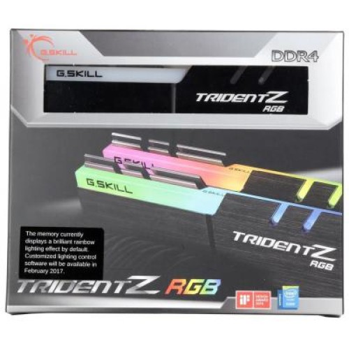 Модуль памяті для компютера DDR4 16GB (2x8GB) 4000 MHz Trident Z G.Skill (F4-4000C18D-16GTZR)