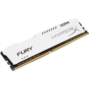 Модуль памяті для компютера DDR4 16GB 2400 MHz HyperX FURY White Kingston Fury (ex.HyperX) (HX424C15FW/16)