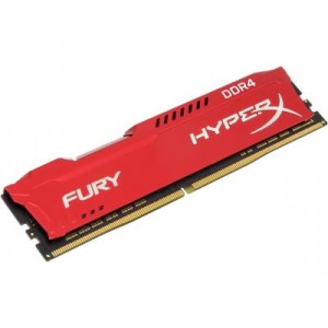 Модуль памяті для компютера DDR4 16GB 2400 MHz HyperX Fury RED Kingston Fury (ex.HyperX) (HX424C15FR/16)