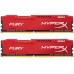 Модуль памяті для компютера DDR4 32GB (2x16GB) 2400 MHz HyperX Fury RED Kingston Fury (ex.HyperX) (HX424C15FRK2/32)