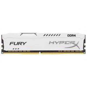 Модуль памяті для компютера DDR4 8GB 2400 MHz HyperX Fury White Kingston Fury (ex.HyperX) (HX424C15FW2/8)