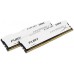 Модуль памяті для компютера DDR4 32GB (2x16GB) 2666 MHz HyperX FURY White Kingston Fury (ex.HyperX) (HX426C16FWK2/32)