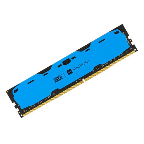 Модуль памяті для компютера DDR4 16GB (2x8GB) 2400 MHz Iridium Blue Goodram (IR-B2400D464L15S/16GDC)