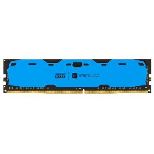 Модуль памяті для компютера DDR4 8GB 2400 MHz Iridium Blue Goodram (IR-B2400D464L15S/8G)