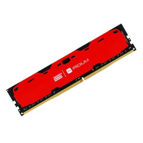 Модуль памяті для компютера DDR4 8GB 2400 MHz Iridium Red Goodram (IR-R2400D464L15S/8G)