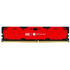 Модуль памяті для компютера DDR4 8GB 2400 MHz Iridium Red Goodram (IR-R2400D464L15S/8G)