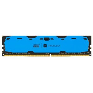 Модуль памяті для компютера DDR4 4GB 2400 MHz Iridium Blue Goodram (IR-B2400D464L15S/4G)