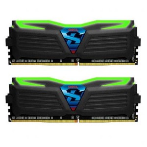 Модуль памяті для компютера DDR4 16GB (2x8GB) 2400 MHz Super Luce Stealth Black Geil (GLG416GB2400C15DC)