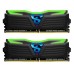 Модуль памяті для компютера DDR4 16GB (2x8GB) 2400 MHz Super Luce Stealth Black Geil (GLG416GB2400C15DC)