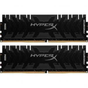Модуль памяті для компютера DDR4 16GB (2x8GB) 2400 MHz HyperX Predator Kingston Fury (ex.HyperX) (HX424C12PB3K2/16)