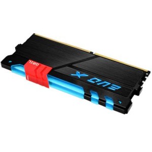 Модуль памяті для компютера DDR4 8GB 2400 MHz Evo X Black Geil (GEX48GB2400C16SC)