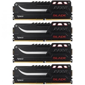 Модуль памяті для компютера DDR4 16GB (4x4GB) 3200 MHz BLADE Series Apacer (EK.16GA1.KEBK4)