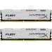 Модуль памяті для компютера DDR4 16GB (2x8GB) 2666 MHz HyperX Fury White Kingston Fury (ex.HyperX) (HX426C16FW2K2/16)