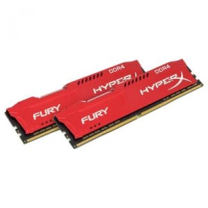 Модуль памяті для компютера DDR4 32GB (2x16GB) 2133 MHz HyperX FURY Red Kingston Fury (ex.HyperX) (HX421C14FRK2/32)