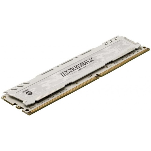 Модуль памяті для компютера DDR4 16GB (2x8GB) 2666 MHz Ballistix Sport LT White Micron (BLS2C8G4D26BFSC)