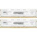 Модуль памяті для компютера DDR4 16GB (2x8GB) 2666 MHz Ballistix Sport LT White Micron (BLS2C8G4D26BFSC)