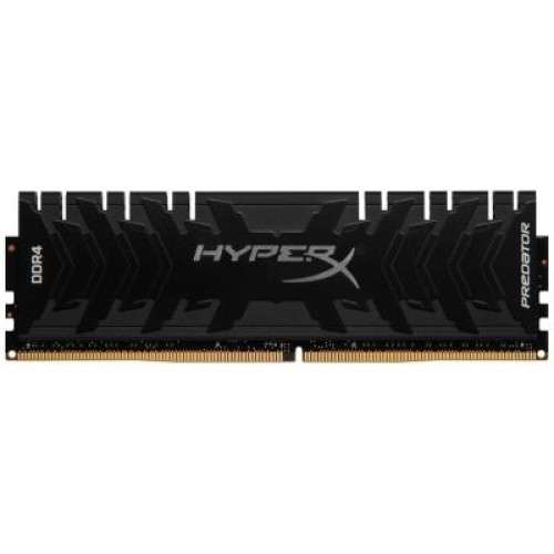 Модуль памяті для компютера DDR4 8GB 2666 MHz HyperX Predator Black Kingston Fury (ex.HyperX) (HX426C13PB3/8)