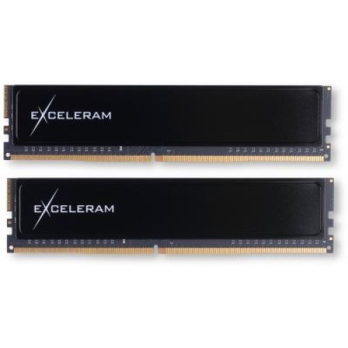 Модуль памяті для компютера DDR4 16GB (2x8GB) 2400 MHz Black eXceleram (ED416247AD)