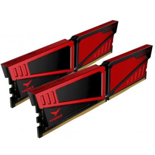 Модуль памяті для компютера DDR4 32GB (2x16GB) 2400 MHz T-Force Vulcan Red Team (TLRED432G2400HC15BDC01)