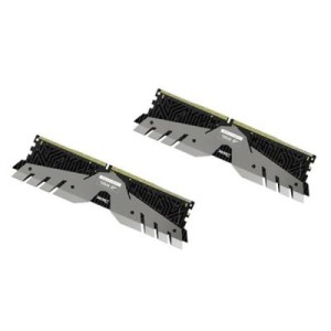 Модуль памяті для компютера DDR4 16GB (2x8GB) 3000 MHz T-Force Dark Rog Black/Gray Team (TDRGD416G3000HC16CDC01)