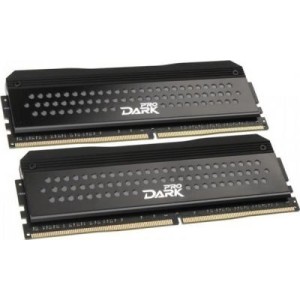 Модуль памяті для компютера DDR4 16GB (2x8GB) 3200 MHz Dark Pro Black/Gray Team (TDPGD416G3200HC14ADC01)